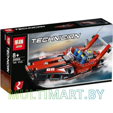 Конструктор Lepin 20098 Моторная лодка (195 деталей)